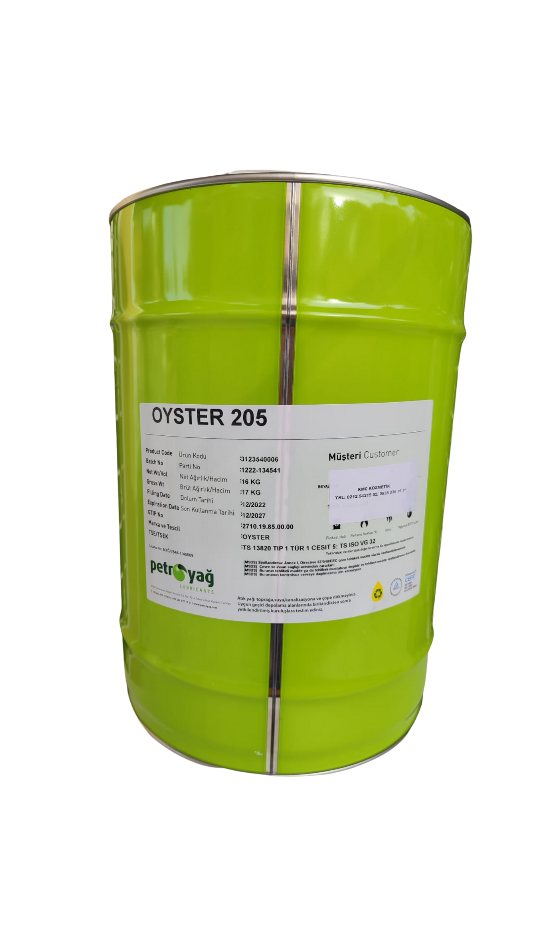 Masaj Yağı - Petroyağ 205 - 17 kg