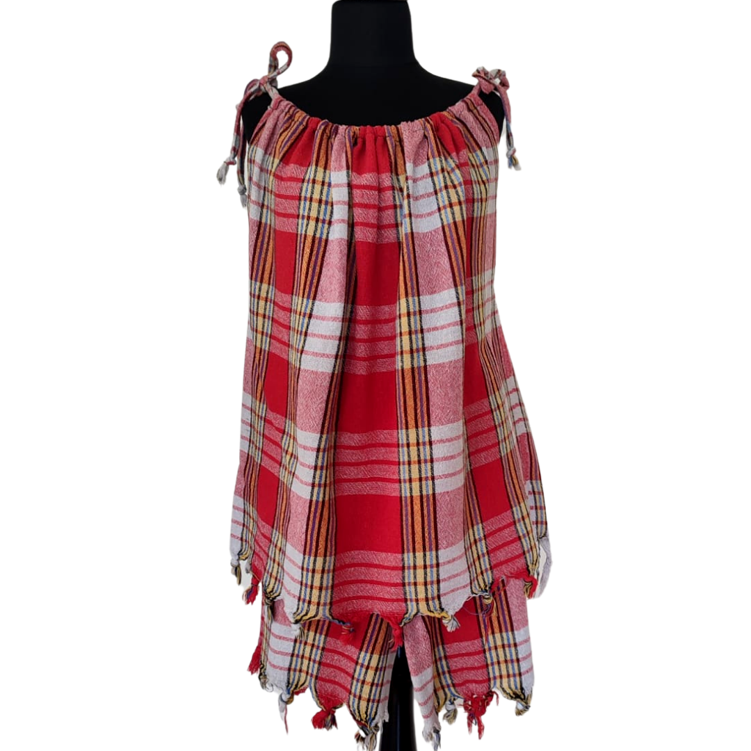 Peştemal şortlu takım