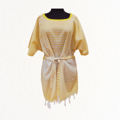 Çizgili Peştemal Elbise