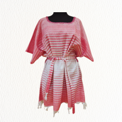 Çizgili Peştemal Elbise