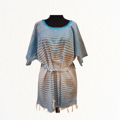 Çizgili Peştemal Elbise