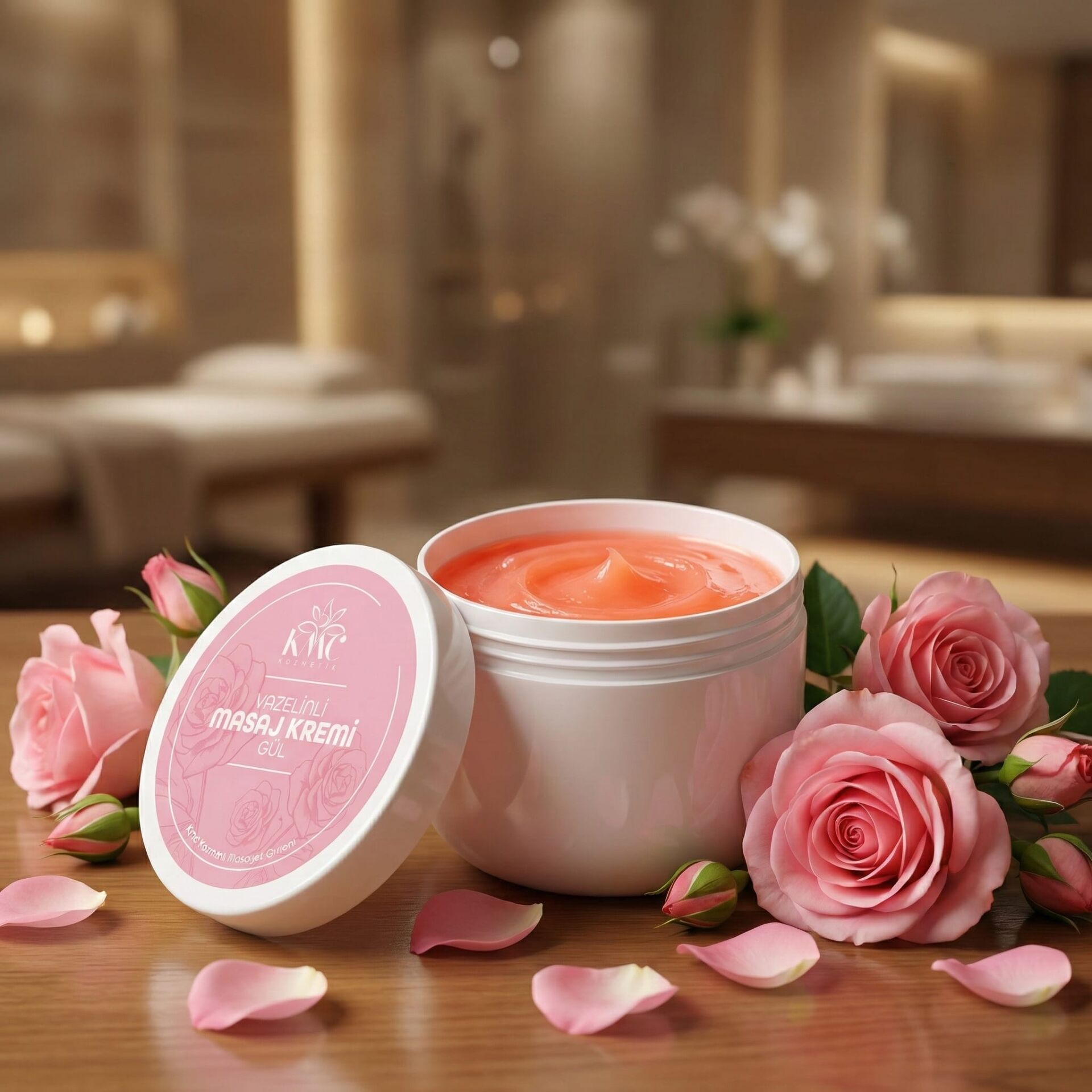 Vazelinli Masaj Kremi Gül