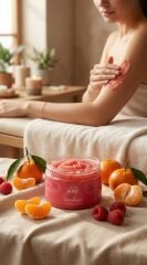 Frambuaz Body Scrub   (Vücut Peeling)