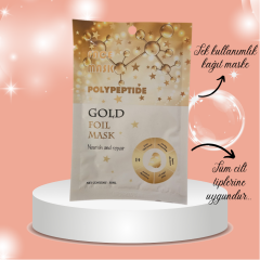 Tek kullanımlık kağıt maske (Gold)